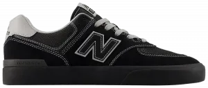 Кроссовки New Balance Numeric 574 Vulc 'Black Grey', черный