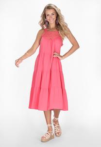 Повседневное платье IZIA, коралловый