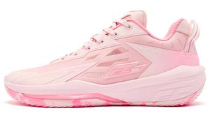 QIAODAN Баскетбольные кроссовки FETEAM с низким верхом, устойчивые к истиранию и амортизации, мужские, утренний свет, мерцающий розовый