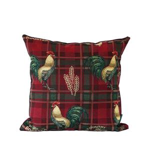 Декоративный чехол на подушку гобелен для дивана, спальни, гостиной, ПЕТУХ, 40х40 Deco Haus