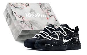 Nike Кроссовки Air Monarch 4 Low Top Chunky унисекс, черно-белые