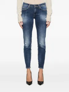 Джинсы Monroe с эффектом потертости Dondup, синий