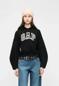 Худи с логотипом в виде бочки Gap, Black