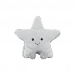 JELLYCAT Рождественская коллекция, забавные игрушки Amuseables Silver Star плюшевая кукла 15 см высота в сидячем положении