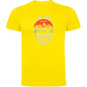 Футболка с коротким рукавом Kruskis Life Rocks, желтый