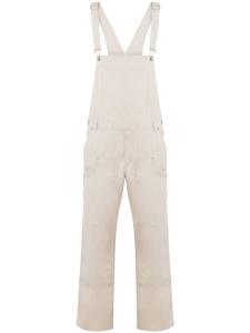 Moschino комбинезон с нашивкой-логотипом, нейтральный