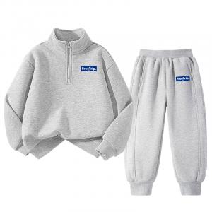 Американский винтажный стиль универсальный мягкий комфортный для подростков WARRIOR, серый