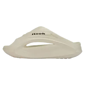 Itsok Тапочки-слайды мужские белые/хаки/черные