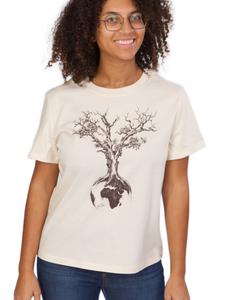 Рубашка Life-Tree Organic Fairwear Weltenbaum, Natural White