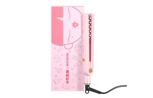 Плойка для завивки EKDO с отрицательными ионами, мини-электрическая пластина для корней, щипцы для перманента с фольгой K8A KSKIN, розовый