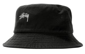 Stussy Хлопковая панама унисекс черная, Black