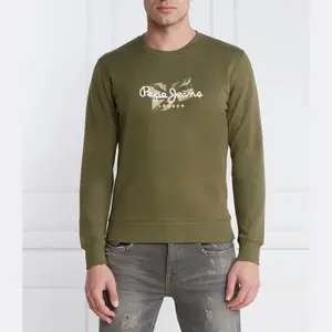 Толстовка Roswell стандартного кроя Pepe Jeans London, хаки