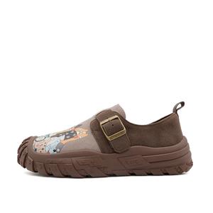 Повседневные однобортные туфли женские Joy&Mario, Coffee