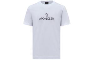 Футболка Moncler Logo print Cotton Moncler Grenoble, белый