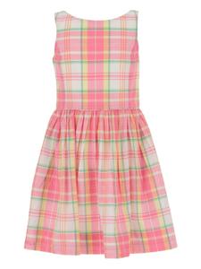 Платье в клетку POLO RALPH LAUREN KIDS, розовый