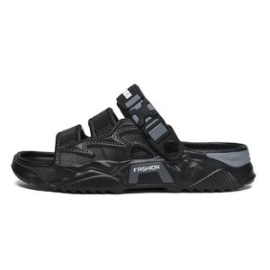 NANJIREN Пляжные сандалии мужские черные, цвет Black