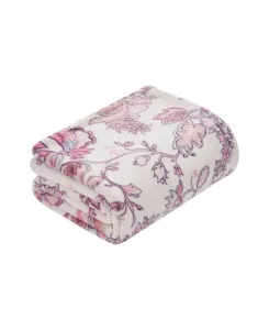 Элегантный плюшевый плед, 127 x 152 см Jessica Simpson, сиреневый