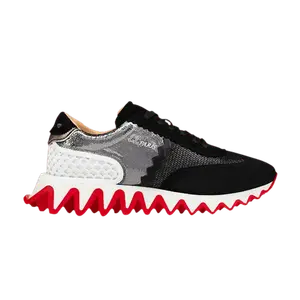 Кроссовки Christian Louboutin Loubishark 'Black Silver', черный