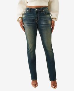 Женские джинсы Billie Mid Rise Straight Big T True Religion, Pine Blossom