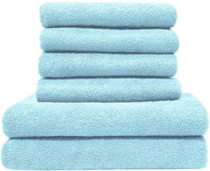 Полотенце Zolln шт 00000283 6 шт, 50x1x100 см, светло-голубой