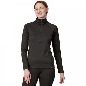 Женская термофутболка Capilene средней плотности с застежкой-молнией на воротнике Patagonia, Black