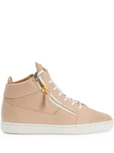 Кожаные кроссовки Nicki Giuseppe Zanotti, розовый
