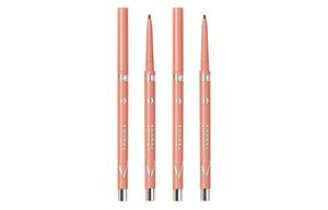 Долговечные гелевые подводки для глаз с плоским наконечником для ровного нанесения, набор 2 шт VEECCI, коричневый