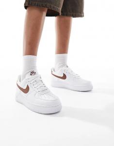 Кроссовки Nike Air Force 1 '07 NN белого и коричневого цветов