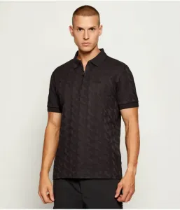 Поло PL_Mirror QZ relaxed fit Boss Green, черный