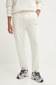 Хлопковые спортивные брюки HUGO, бежевый