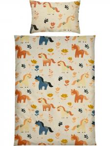 Детское постельное белье из сирсакера с яркими рисунками Erwin Müller, 100 x 135 см + 40 x 60 см