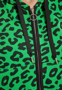 Толстовка myMo CO-BRANDED WITH SWIRLY, Grün Leo/Green