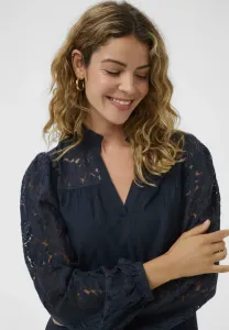 Блузка crliselin Cream, Navy Blazer