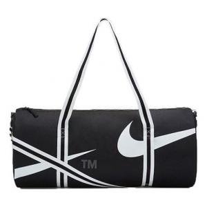 Сумка heritage duffel bag 'black' Nike, черный