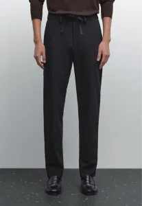 Технические брюки стандартного кроя Massimo Dutti, Black