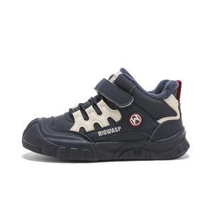 Нескользящие и износостойкие теплые низкие детские кроссовки для повседневной жизни BIG WASP, лазурный