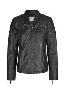 Кожаная куртка Зиза 7eleven, черный
