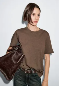 Простая футболка Massimo Dutti, Brown