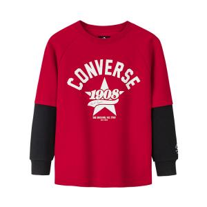 Converse Красная толстовка для подростков