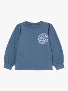 Детская футболка с длинным рукавом и принтом Angel & Rocket, Blue