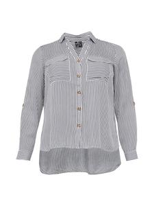 Блузка Vero Moda Curve Bumpy, темно-серый