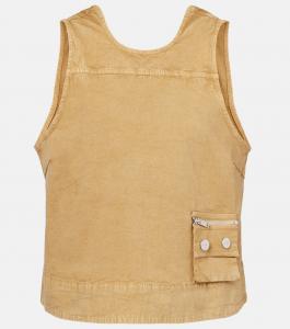 Топ из хлопковой смеси Ganni, Lark