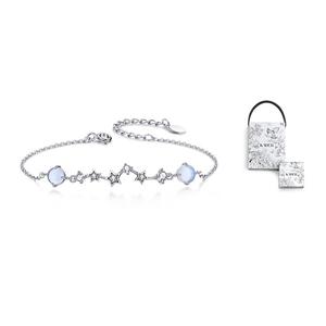 KADER Серебряный браслет S925 для женщин серебристо-белый