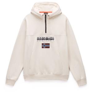 Толстовка Burgee с капюшоном на молнии 2.0 - hoodie Napapijri, бежевый