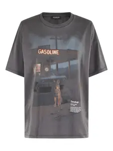 Футболка с принтом Dondup, серый