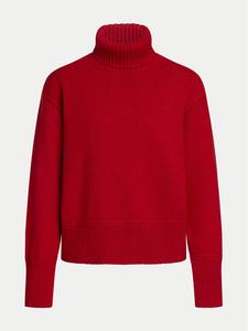 Свитер свободного кроя с высоким воротником Joop!, красный