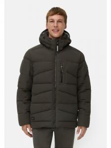 Зимняя куртка со съемным капюшоном темно-коричневого цвета Camel Active