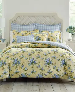 Комплект постельного белья Cassidy из 7 предметов, полный/двуспальный Laura Ashley, yellow