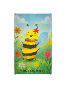 Mr. & Mrs. Panda Полотенце с изображением пчелы, без надписи, белого цвета