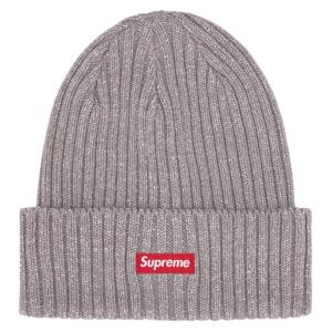 Supreme Широкая вязаная шапка, Gray